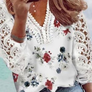 Casual Regular Fit Blouse, Blouses & Shirts, Roselinlin - Online Catalog