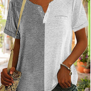 Geometric Vacation Short Sleeve T-Shirt, T-Shirts, color:Multicolor|size:XXL, JustFashionNow
