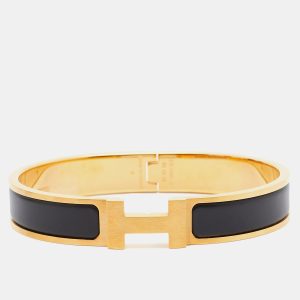 Hermes Clic HH Enamel Gold Plated Bracelet, Jewelry - Luxury Closet catalog
