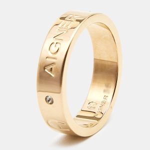 Aigner Crystals Gold Tone Ring Size 54, Jewelry - Luxury Closet catalog