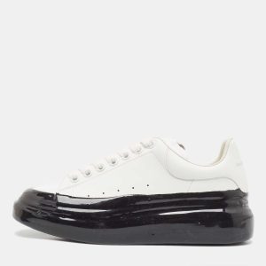 Alexander McQueen White Leather Oversized Low Top Sneakers Size 39, Athletic Shoes & Sneakers - Luxury Closet
