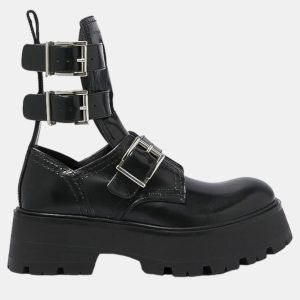 Alexander McQueen Black Rave Buckle Boots Size 41, Athletic Shoes & Sneakers - Luxury Closet