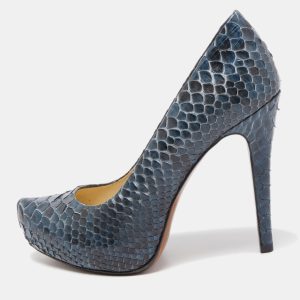 Alexandre Birman Two Tone Python Platform Pumps Size 37, Pumps - Luxury Closet catalog