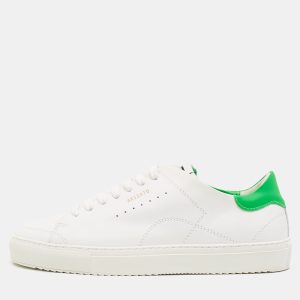 Axel Arigato White/Green Leather Clean Sneakers Size 40, Athletic Shoes & Sneakers - Luxury Closet