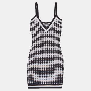 Balmain Monochrome Knit Sleeveless Mini Dress M (FR 38), Dresses - Luxury Closet catalog