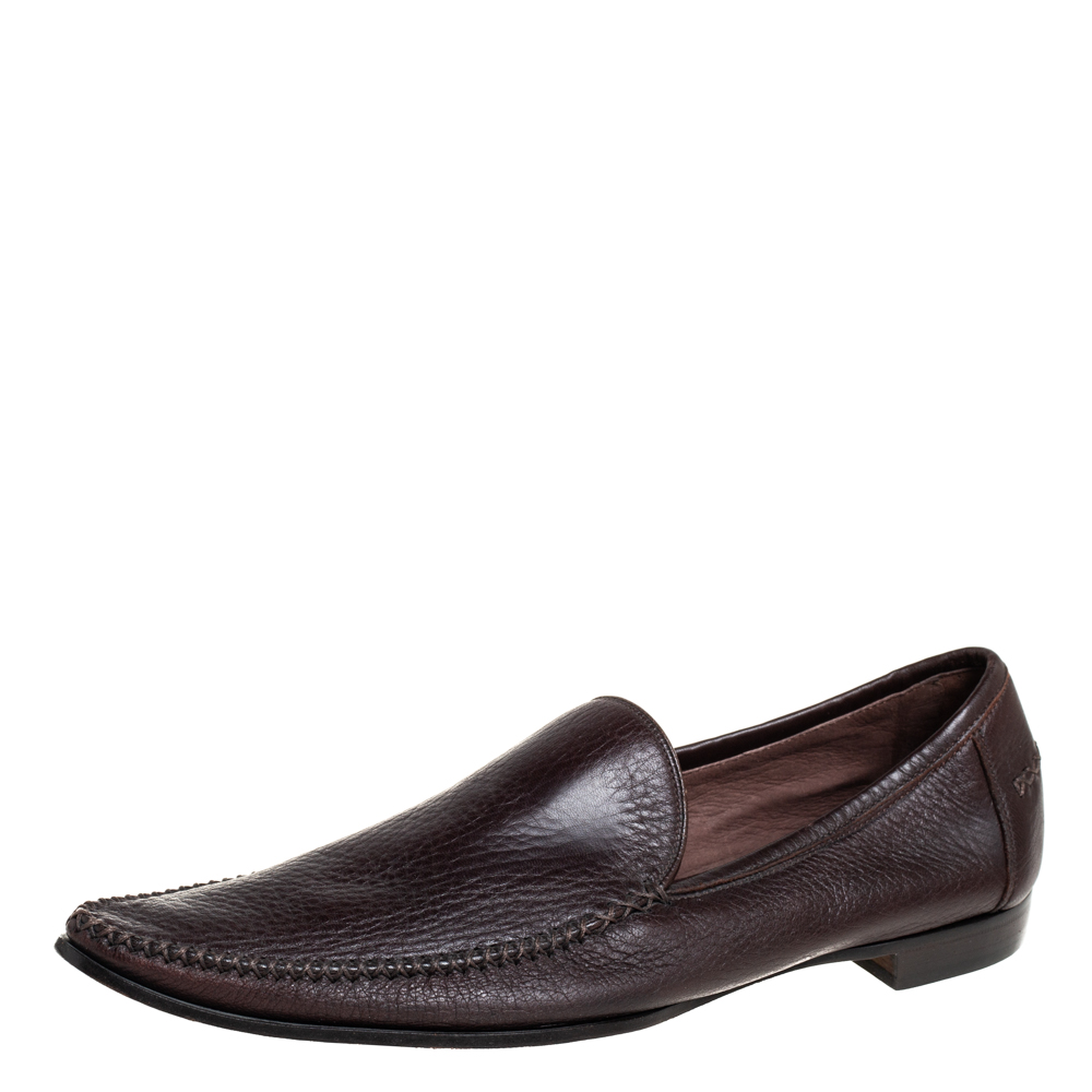 Bottega Veneta Brown Leather Pointed Toe Loafers Size 41, Loafers & Slip-Ons - Luxury Closet catalog