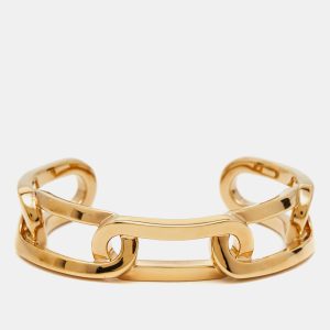 Burberry Chain Link Gold Tone Cuff Bracelet, Jewelry - Luxury Closet catalog