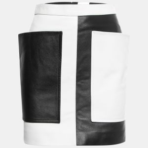 Burberry Color Block Leather Overlay Detail Short Skirt XS, Skirts - Luxury Closet catalog