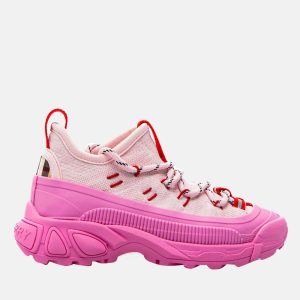 Buberry (Kids) Pink Knit Mini Arthur Sneakers EU 31, Athletic Shoes & Sneakers - Luxury Closet