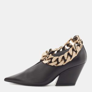 Burberry Black Leather Brierfield Chain Pumps Size 36, Pumps - Luxury Closet catalog
