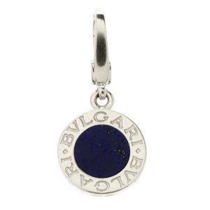 Bvlgari Lapis Lazuli 18K White Gold Pendant Charm, Necklaces - Luxury Closet catalog