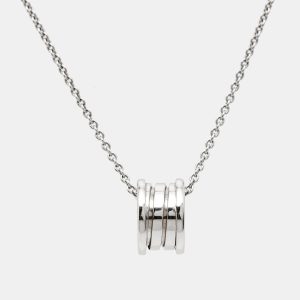 Bvlgari B.Zero1 18k White Gold Pendant Necklace, Necklaces - Luxury Closet catalog