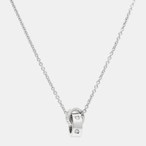 Bvlgari Bvlgari Diamond 18K White Gold Pendant Necklace, Necklaces - Luxury Closet catalog
