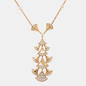 Bvlgari Divas' Dream Diamonds 18k Rose Gold Necklace, Necklaces - Luxury Closet catalog
