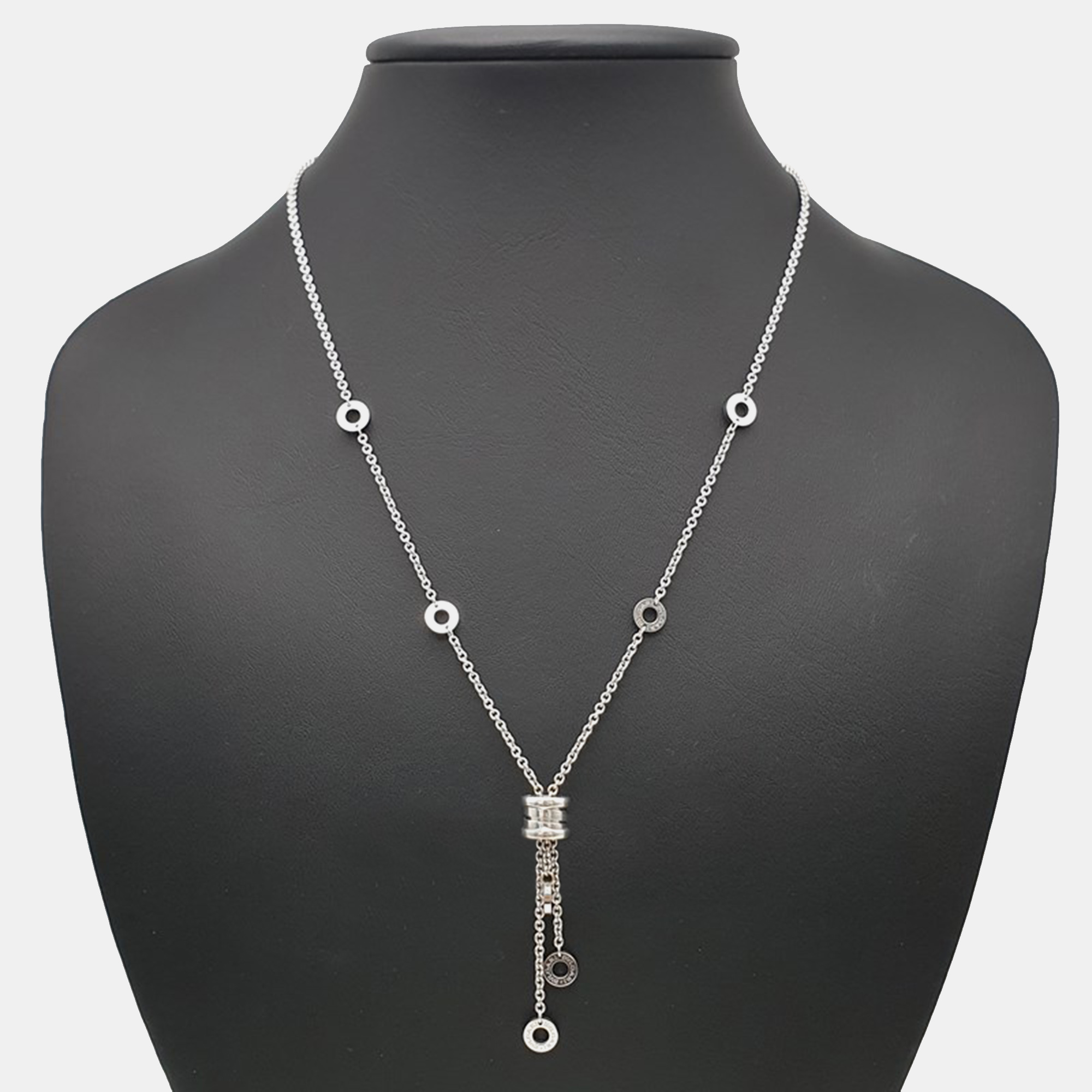 Bulgari white gold B.Zero1 Lavalier Necklace, Necklaces - Luxury Closet catalog