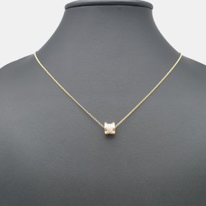Bulgari Bvlgari 18k Yellow Gold Diamond B Zero 1 Necklace, Necklaces - Luxury Closet catalog
