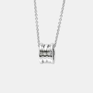Bvlgari 18K White Gold Zero Pendant Necklace, Necklaces - Luxury Closet catalog