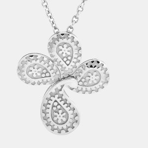 Carrera y Carrera 18K White Gold Cross Pendant Necklace, Necklaces - Luxury Closet catalog