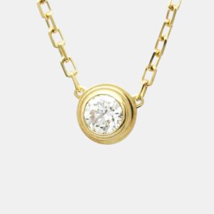 Cartier Diamants L&eacute;gers 18K Yellow Gold Diamond Necklace, Necklaces - Luxury Closet catalog