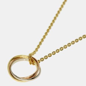 Cartier Trinity 18K Yellow Rose and White Gold Necklace, Necklaces - Luxury Closet catalog