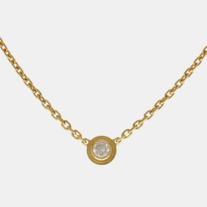 Cartier 18K Yellow Gold and Diamond D'amour Pendant Necklace, Necklaces - Luxury Closet catalog