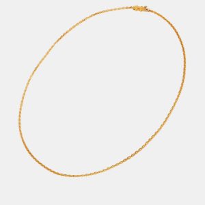 Cartier 18K Yellow and White Gold Link Chain Necklace, Necklaces - Luxury Closet catalog