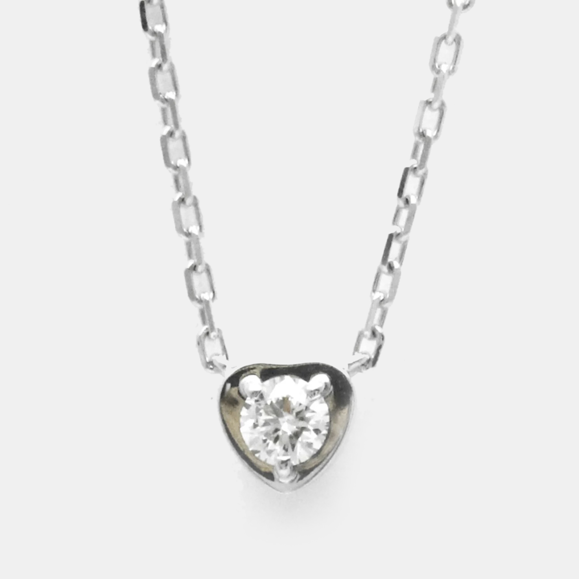 Cartier 18K White Gold and Diamond Diamants Légers de Cartier Pendant Necklace, Necklaces - Luxury Closet catalog
