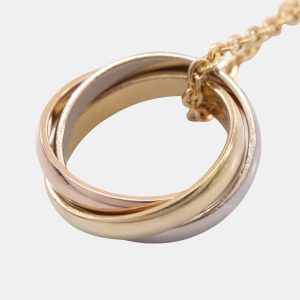Cartier Trinity Necklace K18YG K18WG K18PG Yellow Gold White gold Pink gold, Necklaces - Luxury Closet catalog