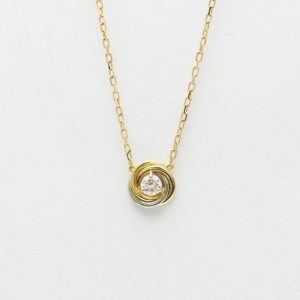 Cartier 18K Yellow, Rose, White Gold and Diamond Trinity Chain Necklace, Necklaces - Luxury Closet catalog