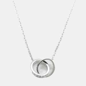 Cartier 18K White Gold and Diamond Love Pendant Necklace, Necklaces - Luxury Closet catalog