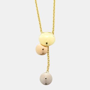 Cartier 18K Yellow, Rose, White Gold Sweet Trinity Pendant Necklace, Necklaces - Luxury Closet catalog