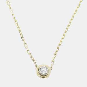 Cartier 18K Yellow Gold and Diamond D'amour Pendant Necklace, Necklaces - Luxury Closet catalog