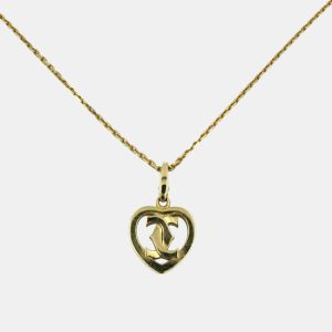 Cartier 18K Yellow Gold Heart C Pendant Necklace, Necklaces - Luxury Closet catalog