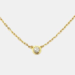 Cartier 18K Yellow Gold and Diamond D'amour Pendant Necklace, Necklaces - Luxury Closet catalog