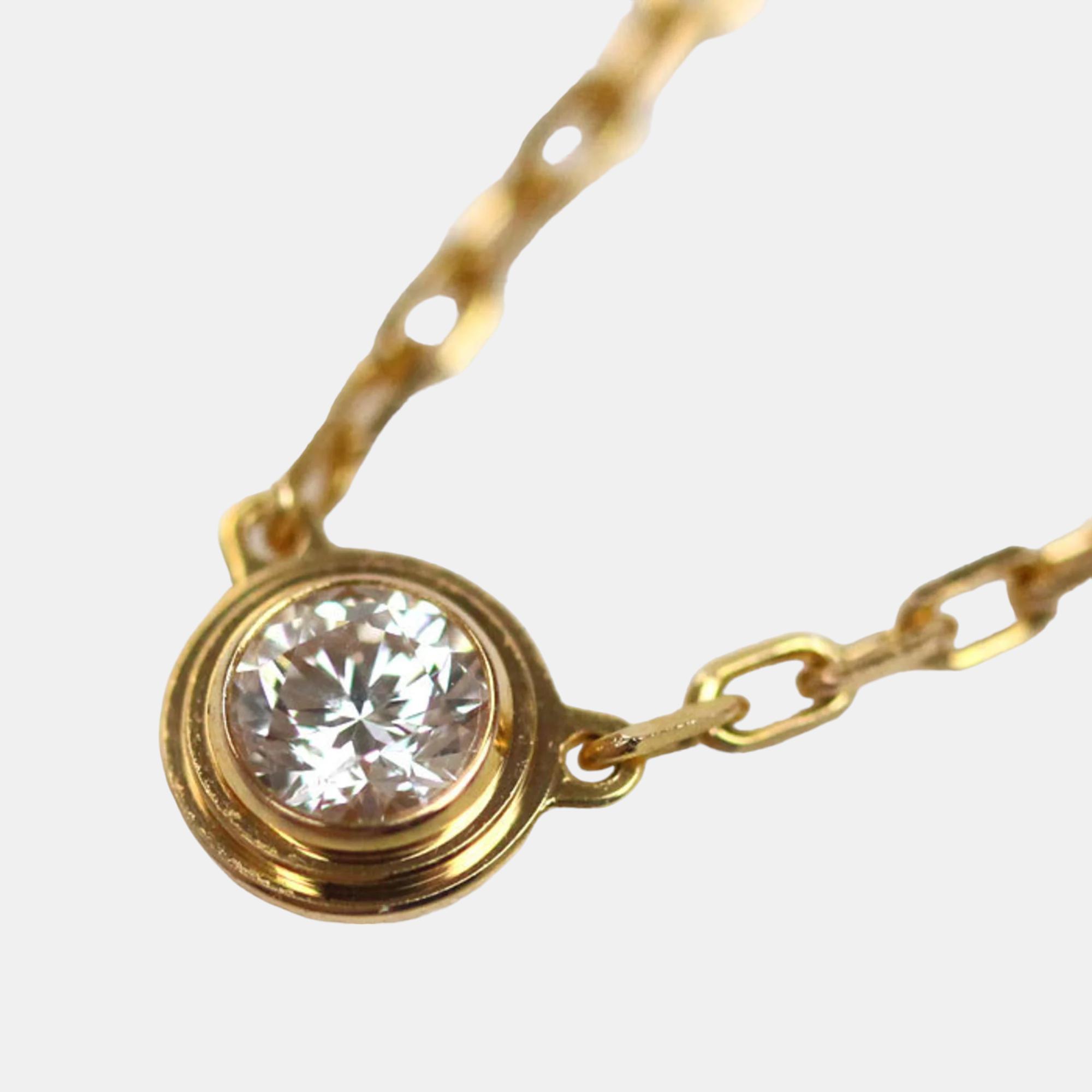 Cartier 18K Rose Gold and Diamond D'amour Pendant Necklace, Necklaces - Luxury Closet catalog