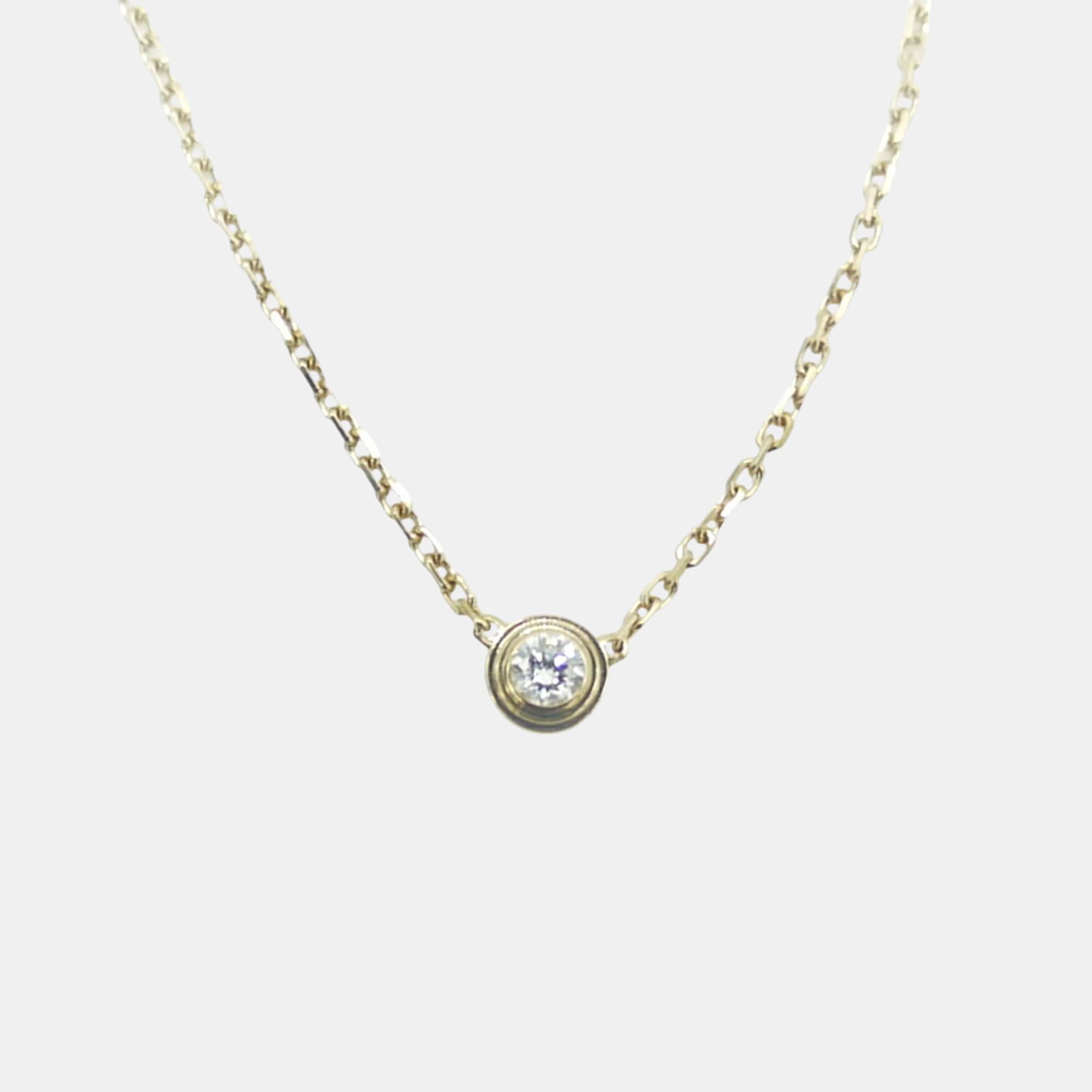Cartier 18K Rose Gold and Diamond D'amour Pendant Necklace, Necklaces - Luxury Closet catalog
