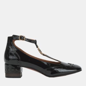 Chloe Dark Brown Patent Leather Pumps 37, Pumps - Luxury Closet catalog