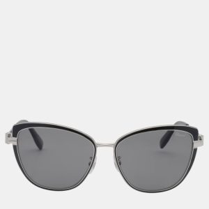 Chopard Shiny Palladium & Smoke Cat Eye Sunglasses, Sunglasses - Luxury Closet catalog