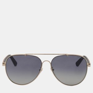 Chopard Shiny Rose Gold, Brown & Smoke Gradient Aviator Sunglasses, Sunglasses - Luxury Closet catalog