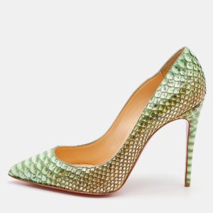 Christian Louboutin Multicolor Python So Kate Pointed Toe Pumps Size 39, Pumps - Luxury Closet catalog