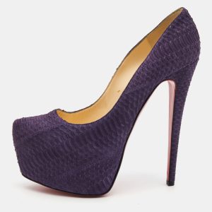 Christian Louboutin Purple Python Daffodile Pumps Size 39, Pumps - Luxury Closet catalog