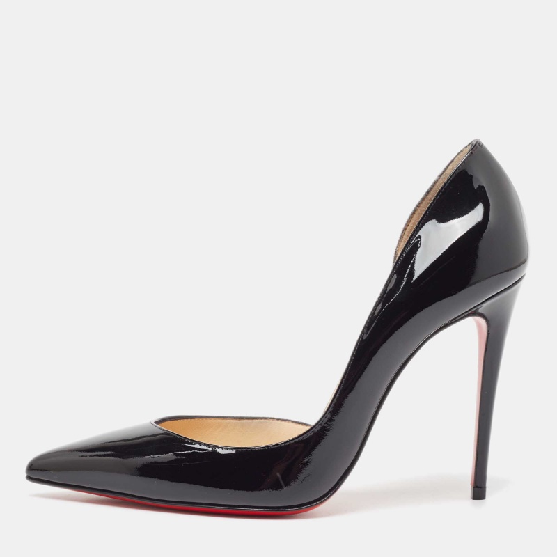 Christian Louboutin Black Patent Patent Iriza Pumps Size 35, Pumps - Luxury Closet catalog