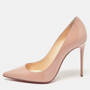 Christian Louboutin Blush Pink Patent Leather Kate Pumps Size 37.5, Pumps - Luxury Closet catalog