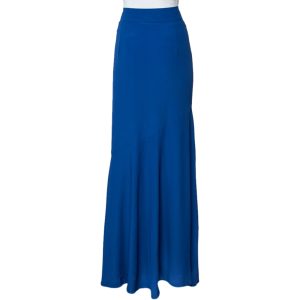 Cavalli Class Blue Crepe Maxi Skirt L, Skirts - Luxury Closet catalog