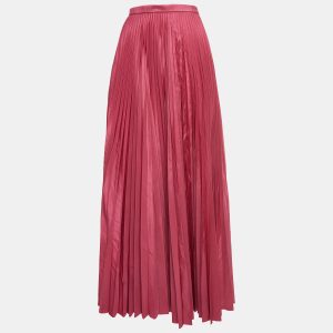 Dior Rose Pink Silk Plisse Midi Skirt M, Skirts - Luxury Closet catalog