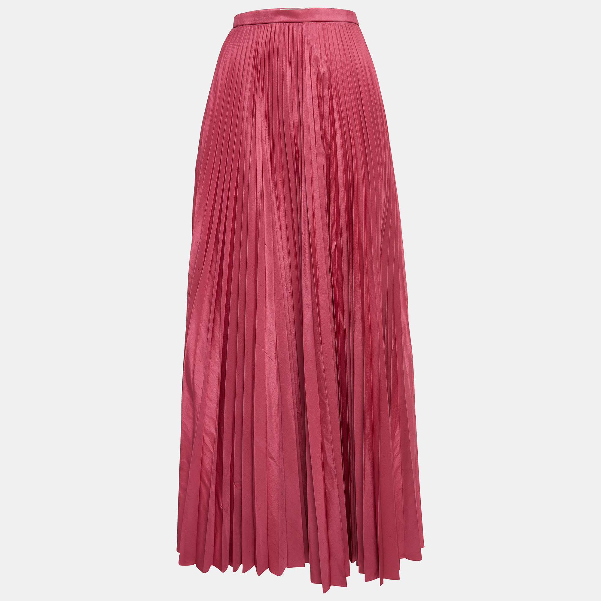 Dior Rose Pink Silk Plisse Midi Skirt M, Skirts - Luxury Closet catalog