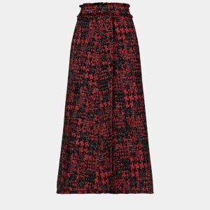 Dolce & Gabbana Black/Red Tweed Skirt XS (IT 38), Skirts - Luxury Closet catalog