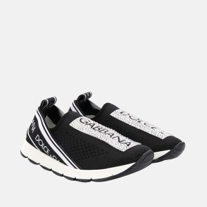 Dolce & Gabbana Kids Black - Logo Print Sorento Sneakers - EU 31, Athletic Shoes & Sneakers - Luxury Closet