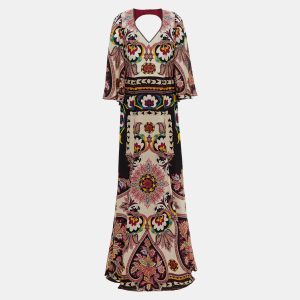 Etro Multicolor Paisley Print Silk Maxi Dress S (IT 40), Dresses - Luxury Closet catalog