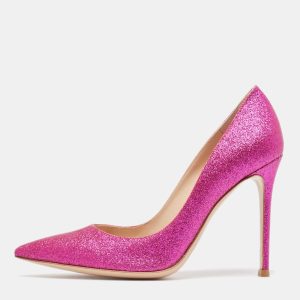 Gianvito Rossi Pink Glitter Gianvito Pumps Size 38, Pumps - Luxury Closet catalog